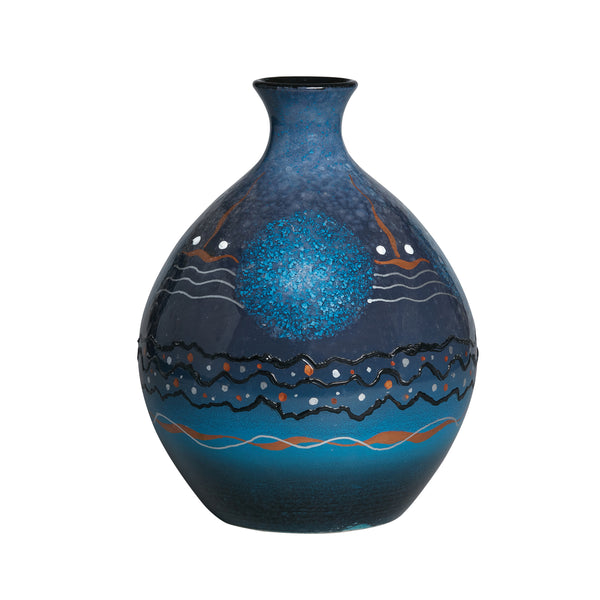 Special Edition Mid Dark Blue Vase, Medium, 1/1