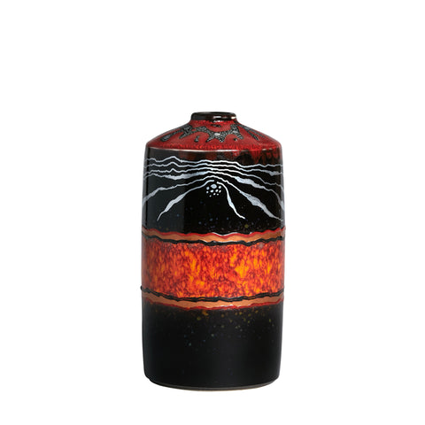 Special Edition Red & Black Vase, Small, 1/1