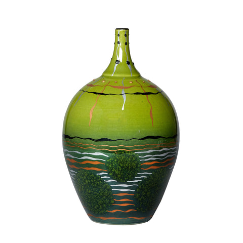 Special Edition Green Tall Vase, Medium, 1/1